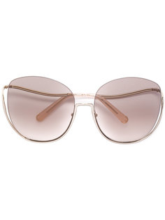объемные солнцезащитные очки Mandy Chloé Eyewear