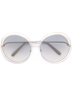 объемные солнцезащитные очки Carlina Chloé Eyewear