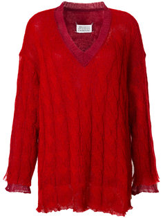 свитер с вышивкой  Maison Margiela