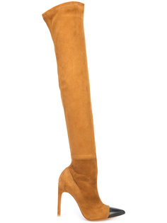 contrast toe thigh high boots Givenchy