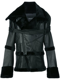 fur belt jacket Bmuet(Te)