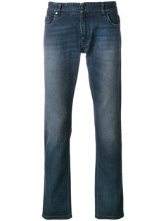 джинсы с выцветшим эффектом Fendi