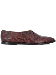 Gela snakeskin embossed flats Atp Atelier