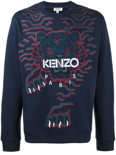 толстовка с геометрическим изображением тигра Kenzo