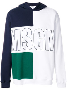 толстовка с принтом-логотипом MSGM