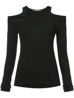 cut-out long sleeve T-shirt Rosetta Getty