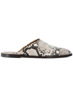 Anzi snakeskin embossed mules Atp Atelier