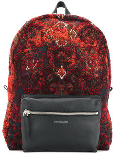 embroidered backpack Alexander McQueen