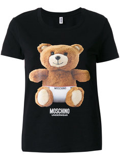 футболка с принтом  Moschino
