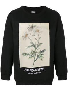 floral print sweatshirt Andrea Crews