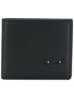 Eyes embossed bi-fold wallet Fendi