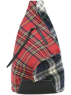 Anton tartan backpack Loewe