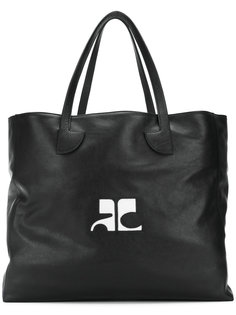 logo tote bag Courrèges