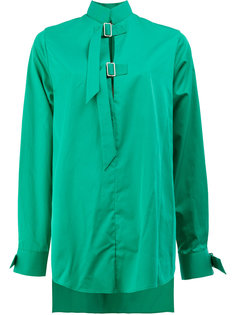 asymmetric shirt with buckle details Aalto