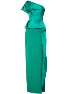 one shoulder gown  Marchesa