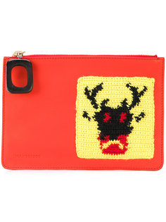 crochet patch wallet J.W.Anderson