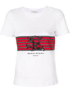 футболка с принтом с логотипом Sonia Rykiel