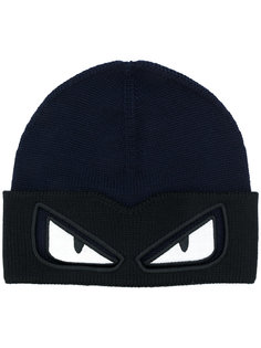 Eyes knitted beanie hat Fendi