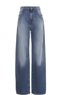 Широкие джинсы с потертостями Maison Margiela