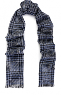 Шерстяной шарф с необработанным краем Z Zegna