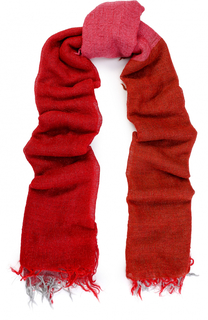 Шерстяной шарф с необработанным краем Yohji Yamamoto