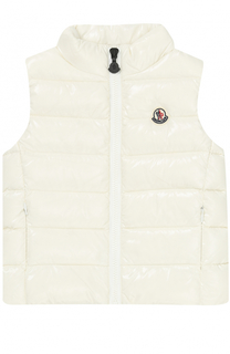 Пуховый жилет на молнии Moncler Enfant