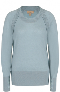 Кашемировый пуловер с круглым вырезом Burberry
