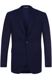 Шерстяной пиджак на двух пуговицах Canali