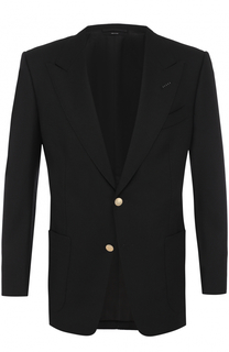 Однобортный шерстяной пиджак Tom Ford