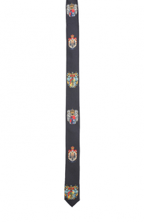 Шелковый галстук с принтом Dolce &amp; Gabbana