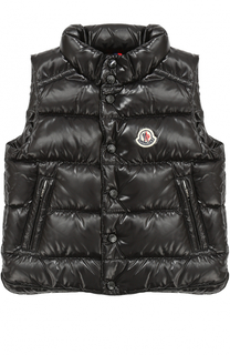 Пуховый жилет на кнопках Moncler Enfant