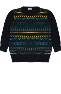 Вязаный пуловер из шерсти с принтом Il Gufo