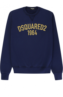 Хлопковый свитшот с принтом Dsquared2
