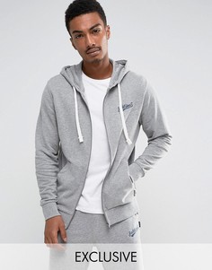 Худи с вышивкой Jack & Jones Originals - Серый