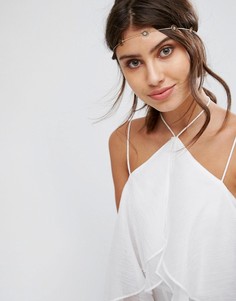 Украшение на голову из цепочки с филигранными дисками ASOS - Мульти