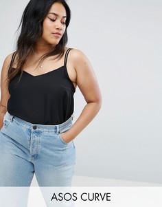 Топ ASOS CURVE - Черный