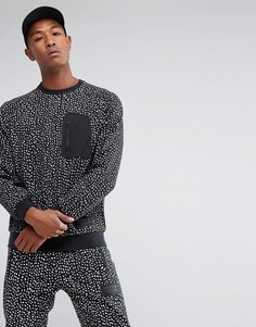 Черный свитшот с круглым вырезом и карманом adidas Originals NMD BS2494 - Черный