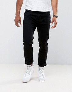 Черные джинсы слим Weekday - Черный