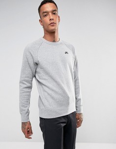 Серый свитшот с круглым вырезом Nike SB Icon 800153-063 - Серый