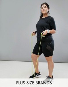 Черные шорты длиной 8 дюймов Nike Plus Pro Training - Черный
