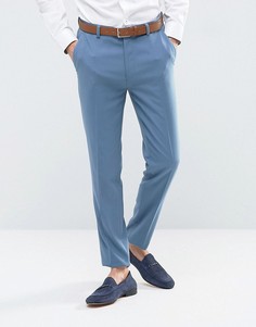 Синие зауженные брюки ASOS - Синий