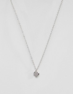 Ожерелье с подвеской-сердечком Ted Baker Hara - Серебряный