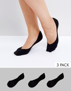 Комплект из 3 пар носков ASOS - Черный