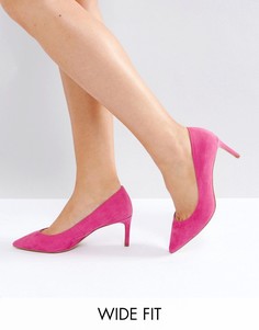 Туфли на каблуке для широкой стопы с острым носком ASOS SOULFUL - Розовый