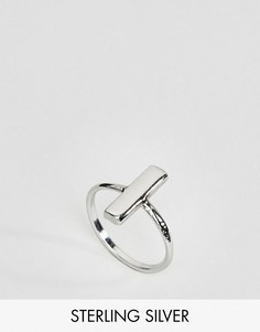 Серебряное кольцо с планкой Kingsley Ryan - Серебряный