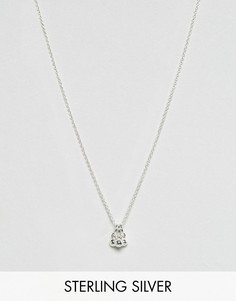 Серебряное ожерелье с шариками ASOS - Серебряный
