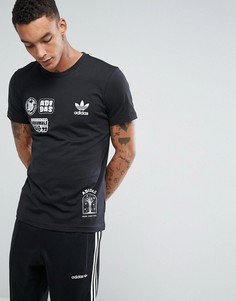 Черная футболка adidas Originals Seoul Pack Off BS3167 - Черный