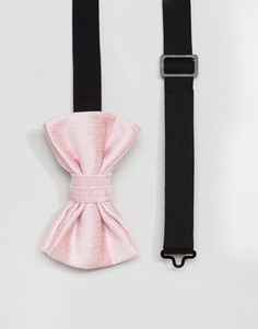 Розовый бархатный галстук-бабочка ASOS - Розовый