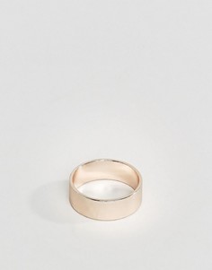 Розово-золотистое кольцо ASOS - Розовый