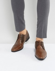 Коричневые туфли с контрастными вставками Burton Menswear - Коричневый